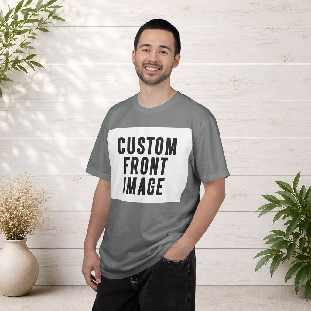 Custom Landscape Image Front T-Shirt - Add Your Own Image