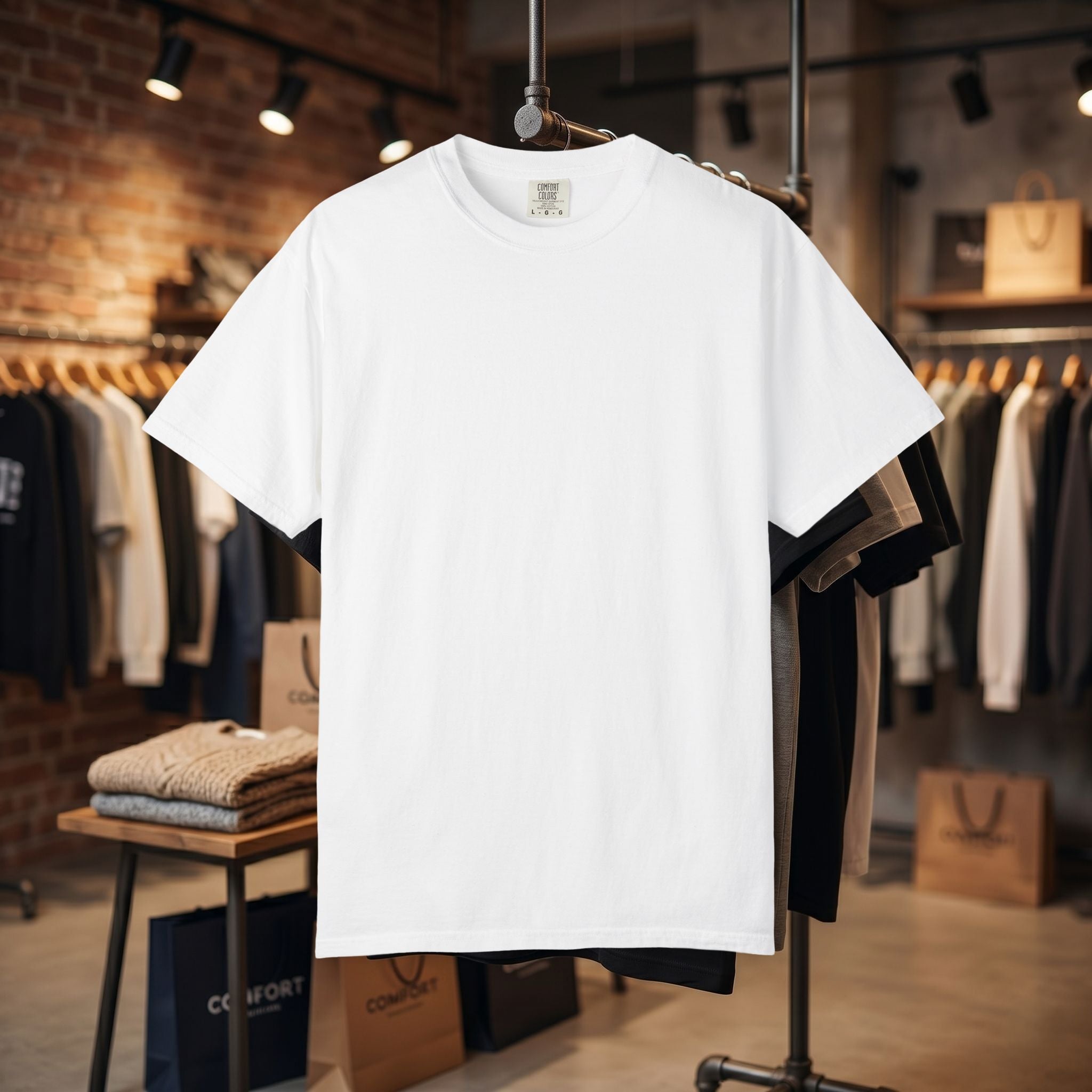 Custom Image Back T-Shirt - Add Your Own Image