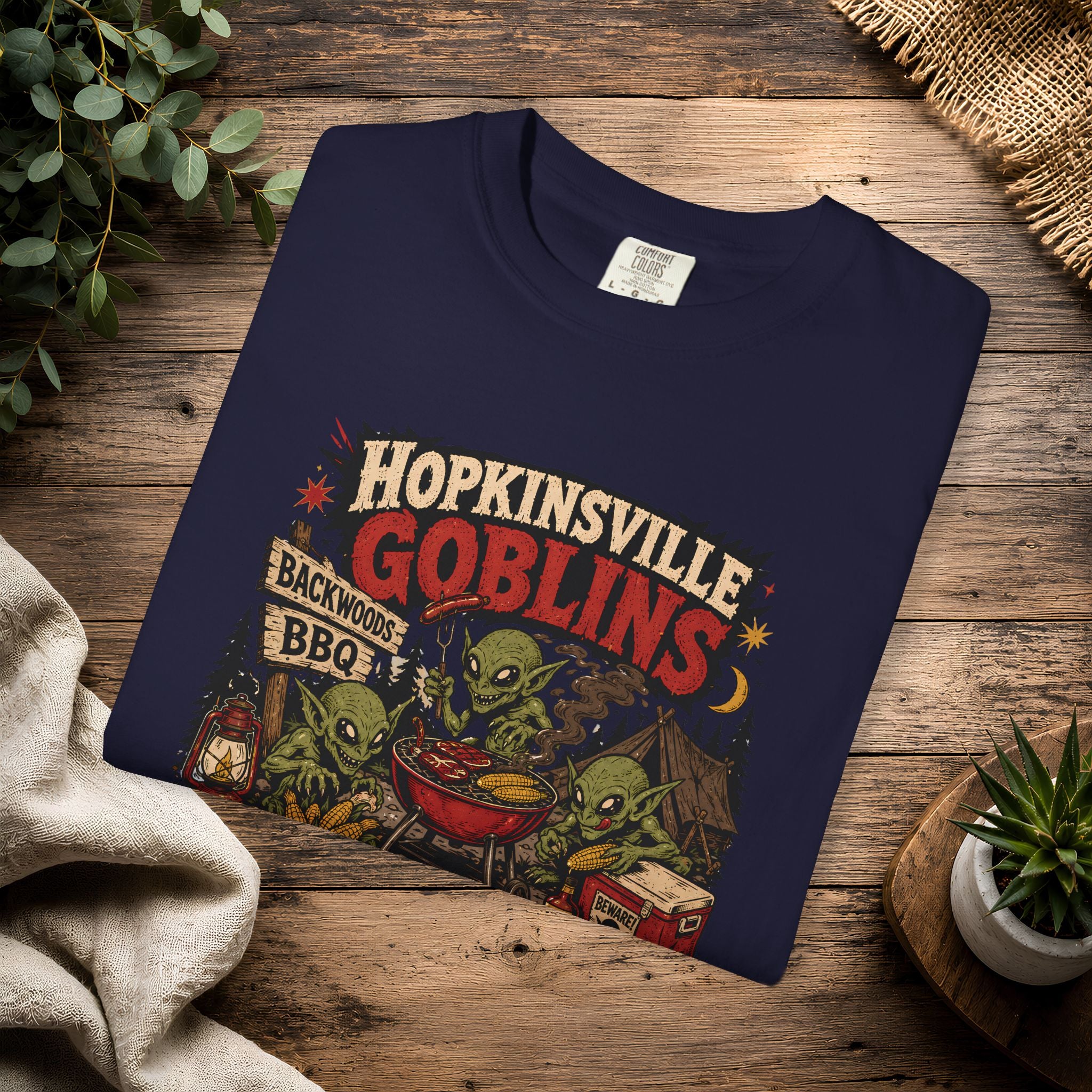 Hopkinsville Goblins Cookout T-Shirt — Funny BBQ Festival Tee