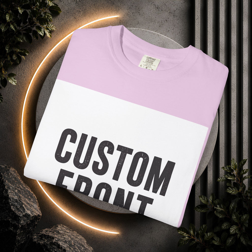 Custom Image Front T-Shirt - Add Your Own Image