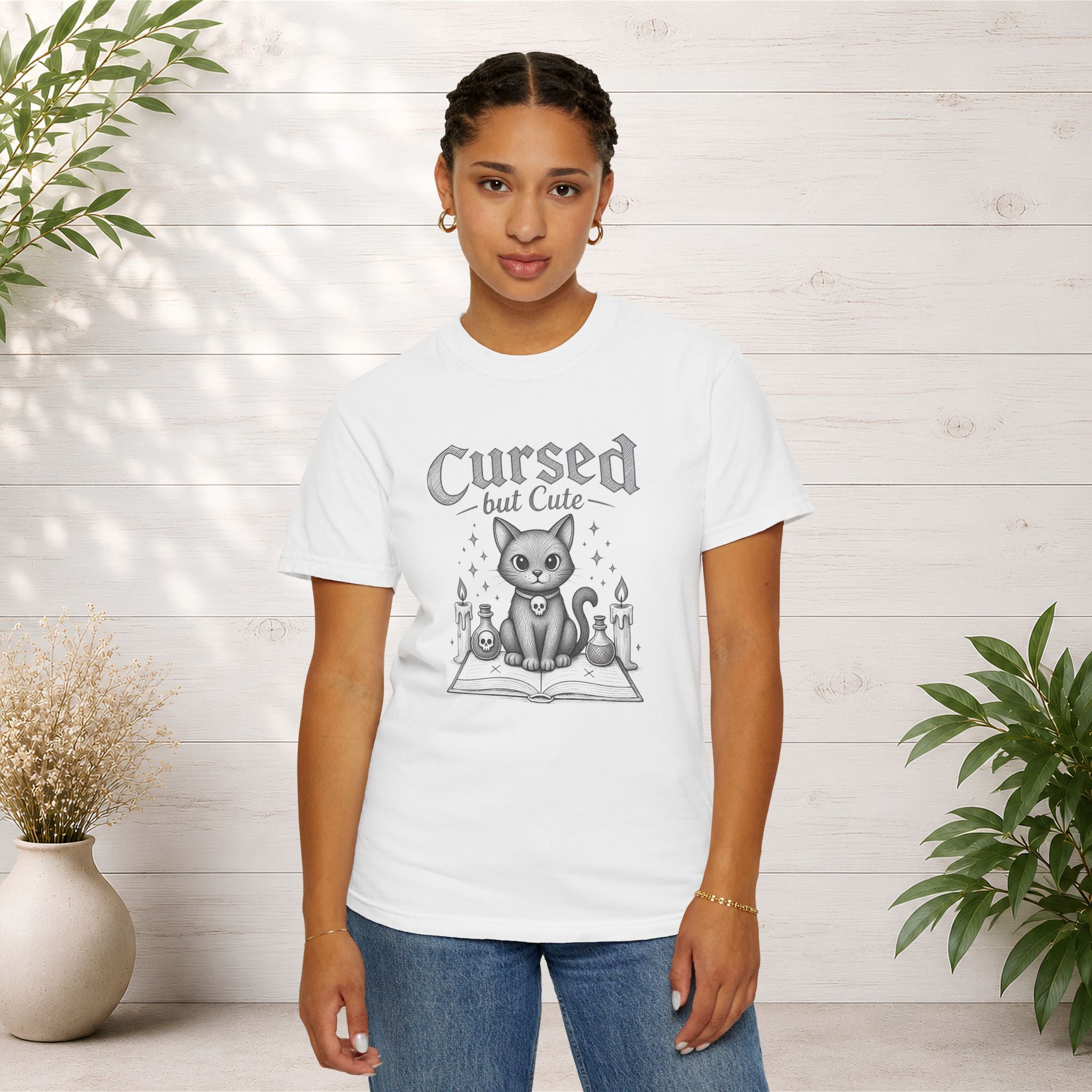 Cursed But Cute Cat T-Shirt
