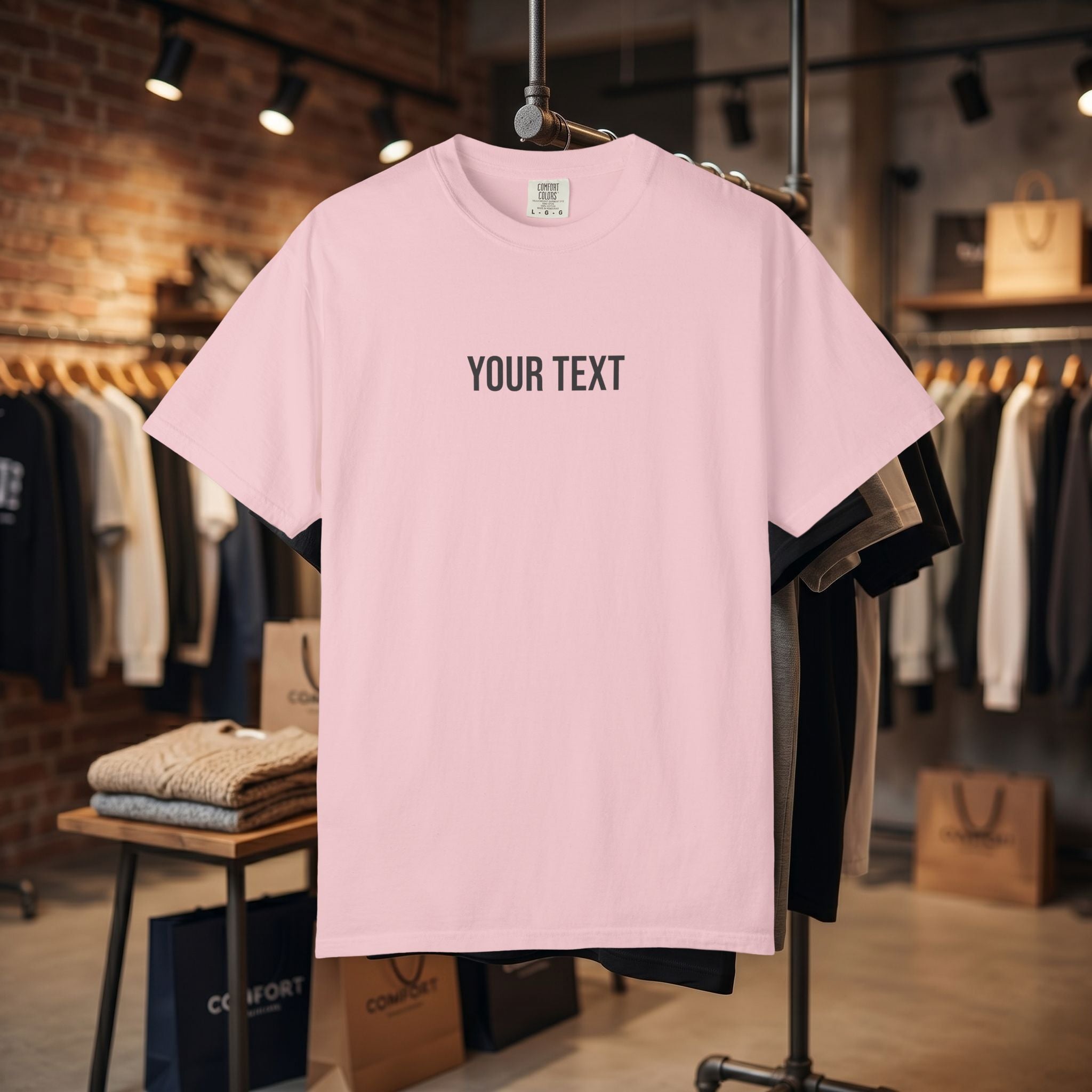 Custom Text T-Shirt — Personalized Text Tee