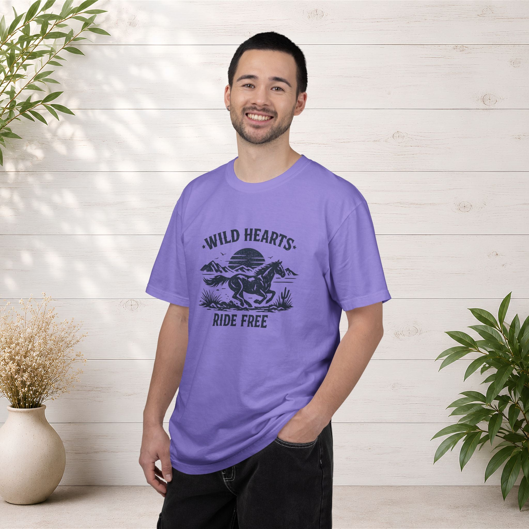 Wild Hearts Ride Free T-Shirt – Vintage Horseback Adventure Tee