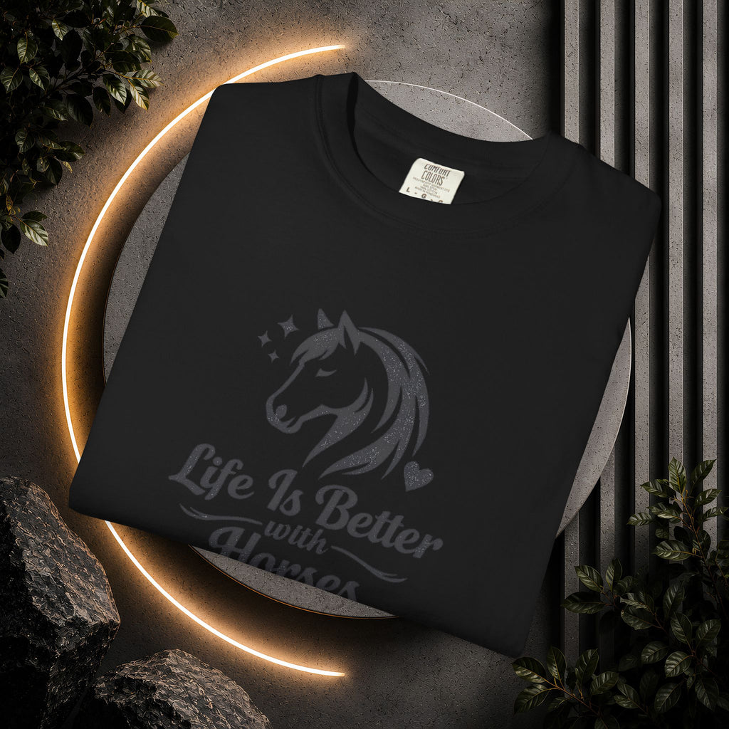 Life Is Better With Horses T-Shirt — Horse Lover Tee
