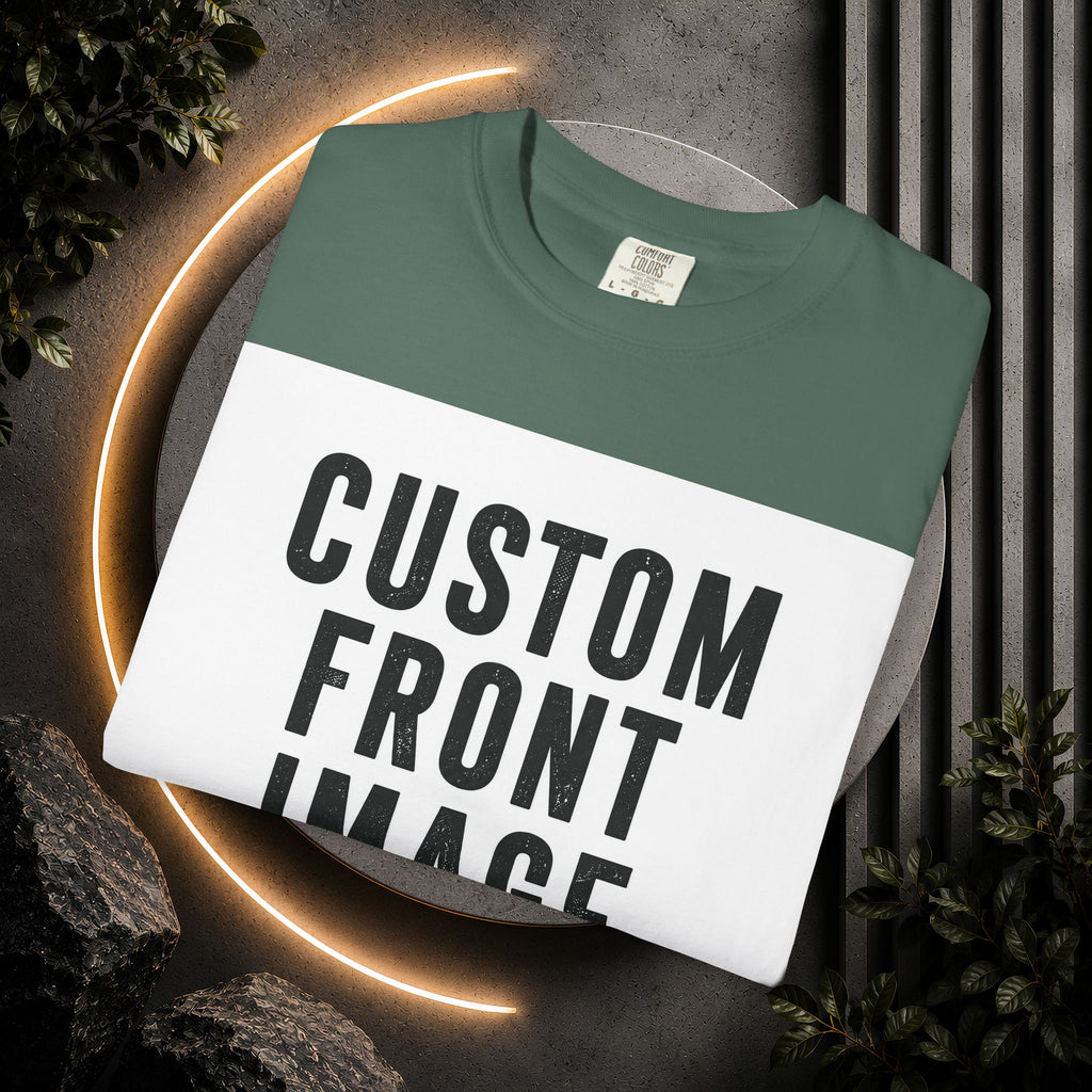 Custom Landscape Image Front T-Shirt - Add Your Own Image