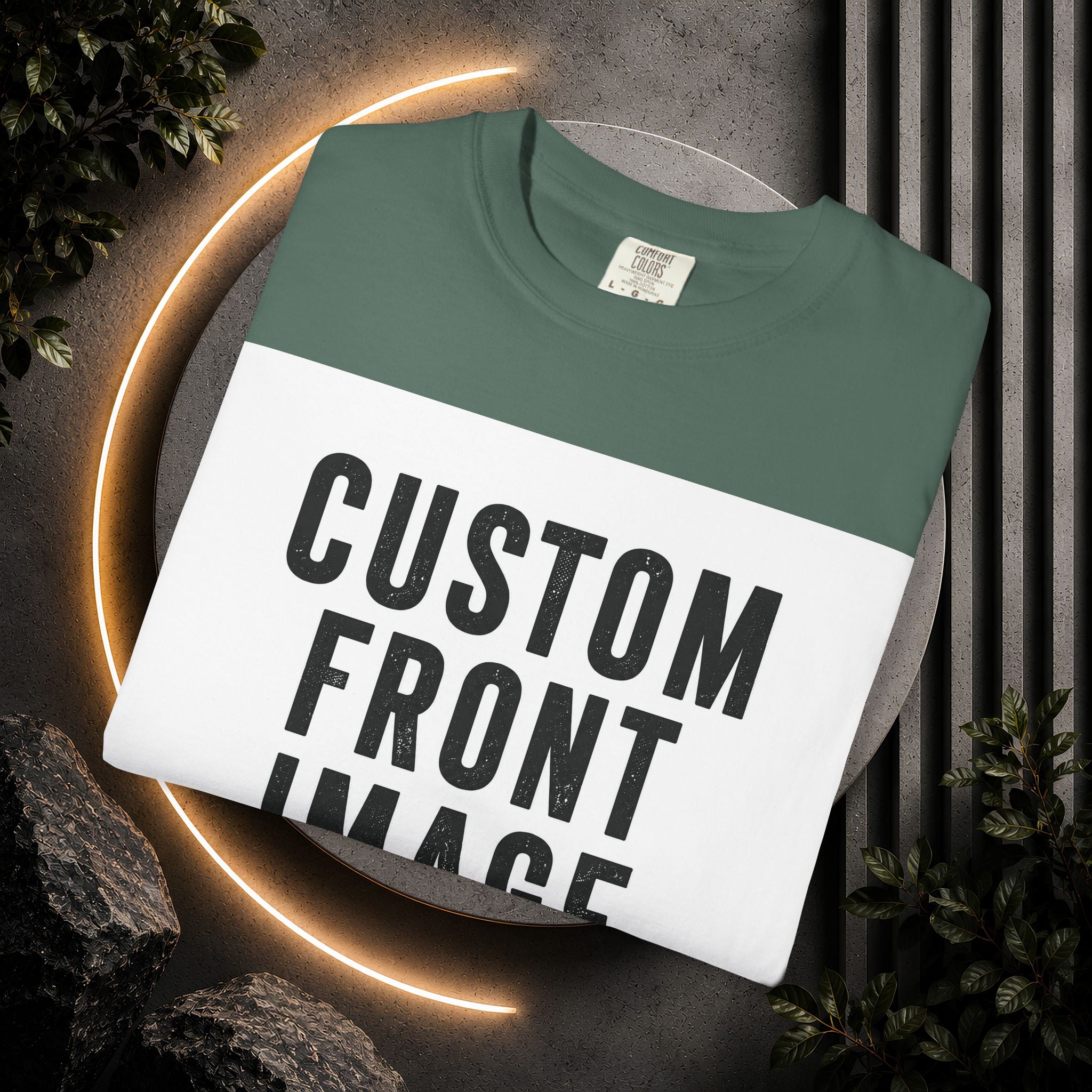 Custom Landscape Image Front T-Shirt - Add Your Own Image