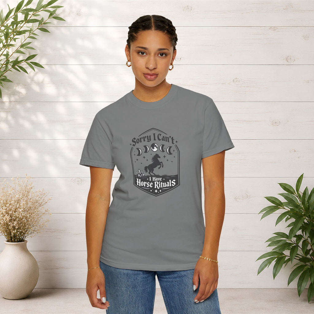 Sorry I Can't I Have Horse Rituals T-Shirt