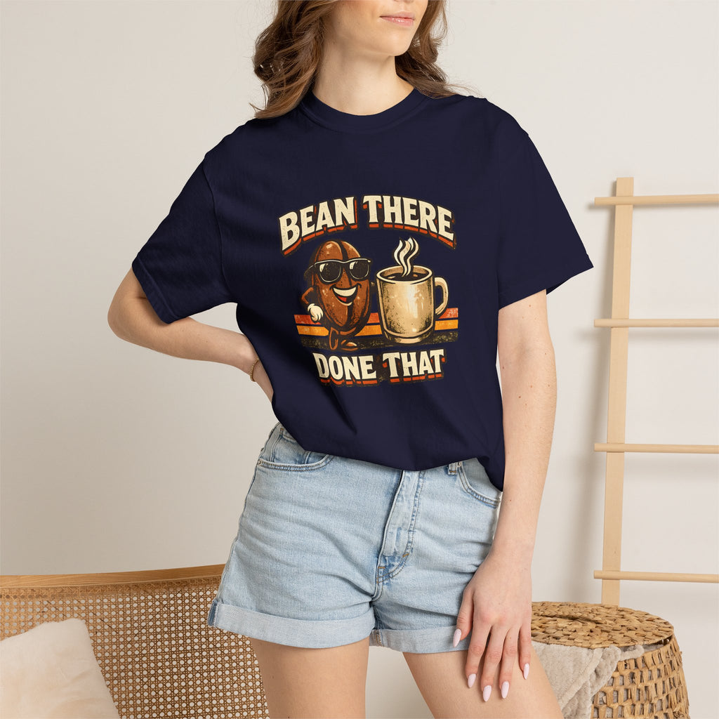 Coffee T-Shirt — "Bean There Done That" Retro Coffee Shirt