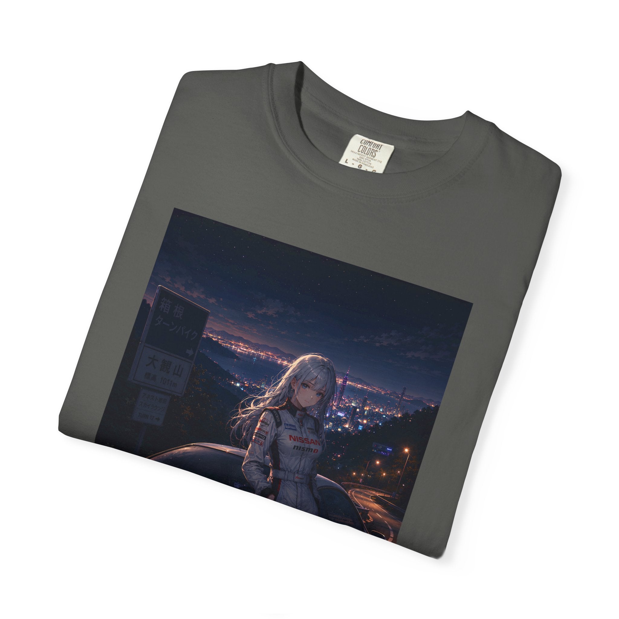 Hakone Night Drive Anime T-shirt | Retro JDM Street Racer Anime