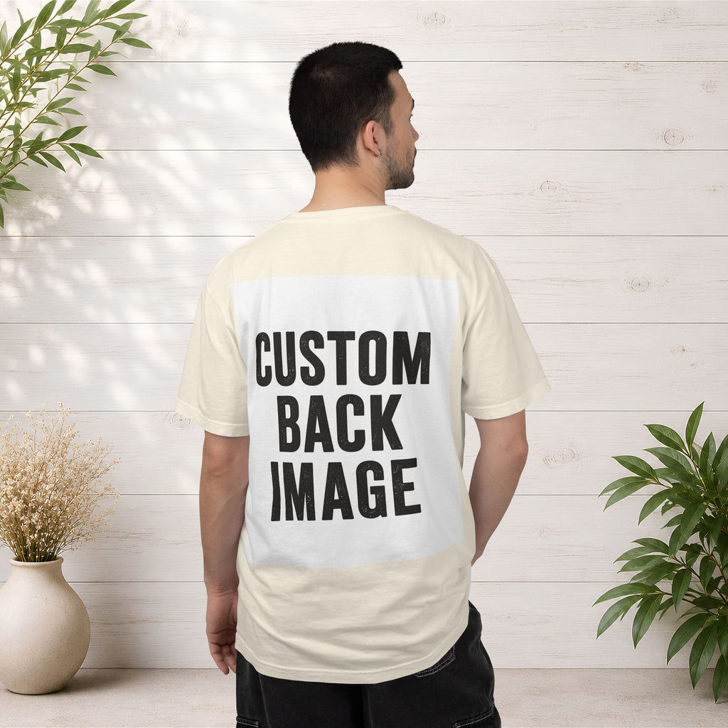 Custom Image Front And Back T-Shirt - Add Your Own Images