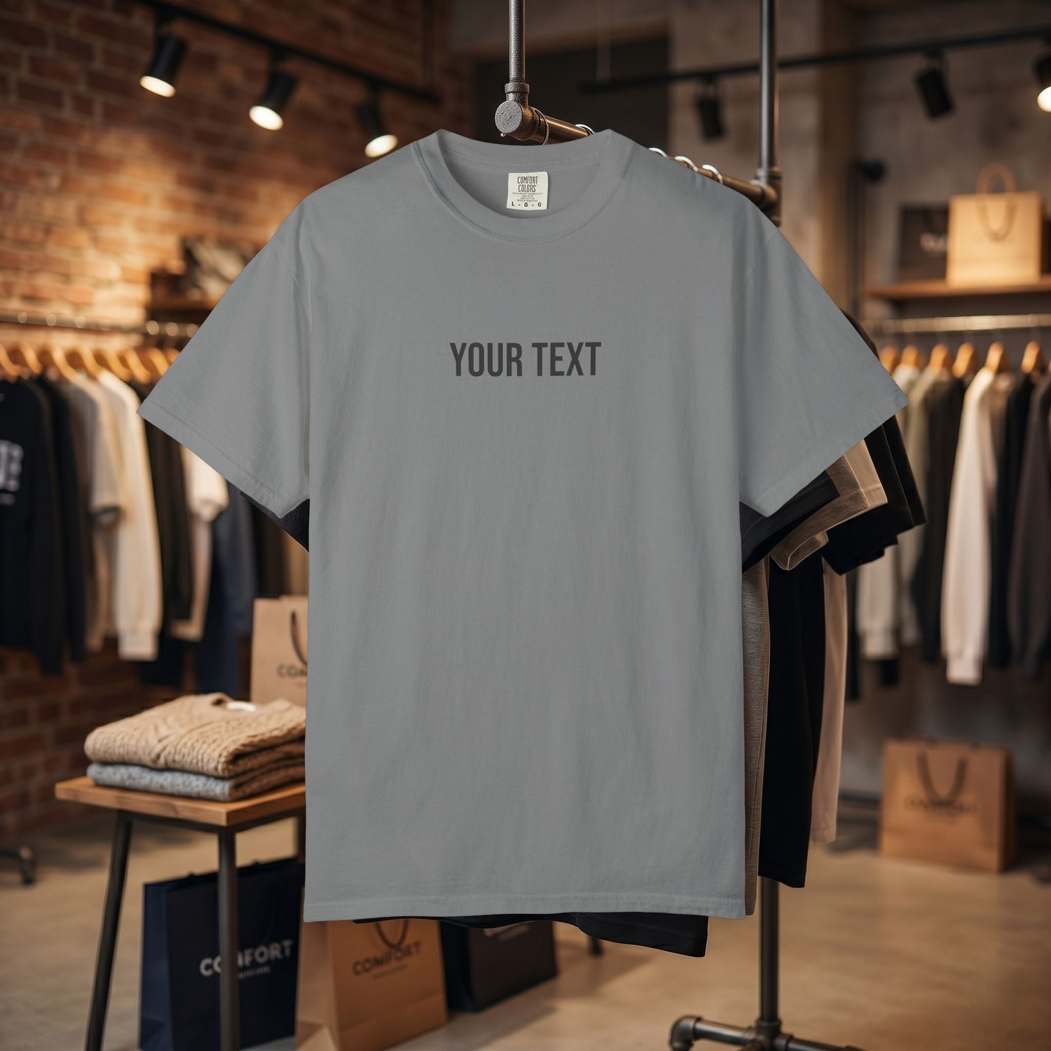 Custom Text T-Shirt — Personalized Text Tee