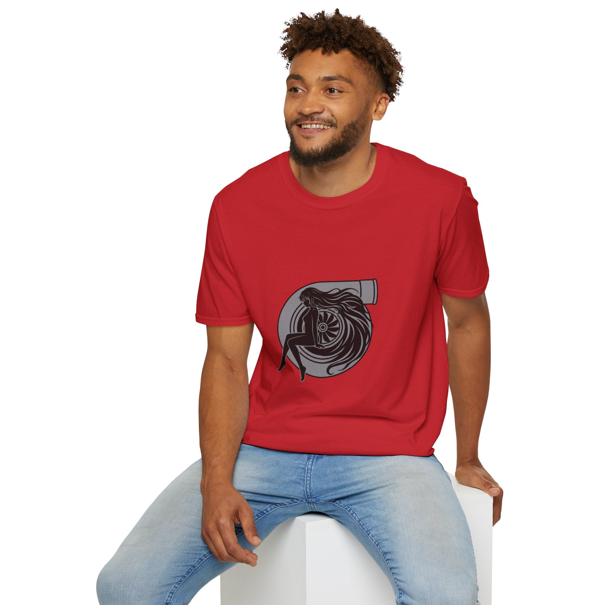 Turbo Heart Girl graphic T-Shirt | Racing Turbo design