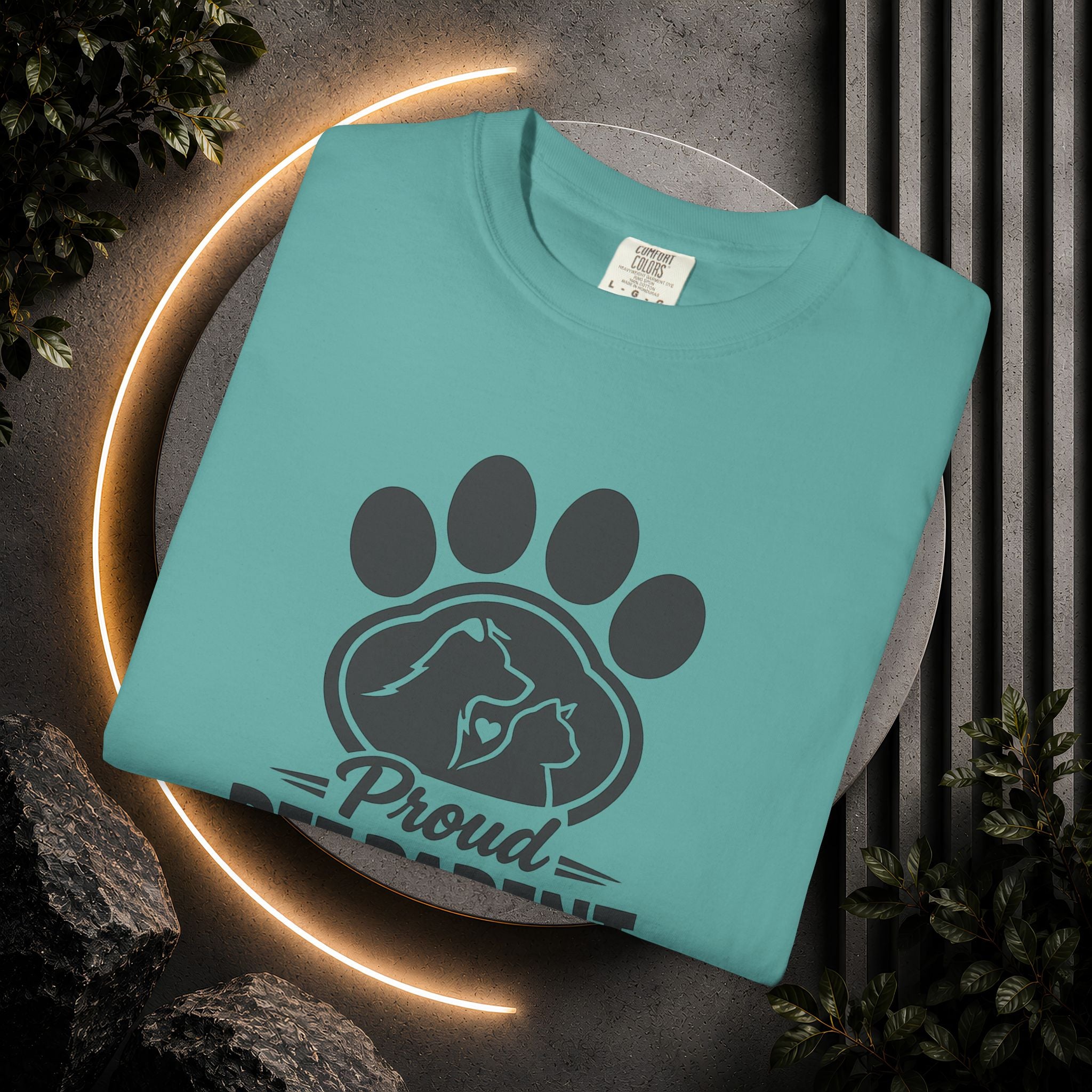 Proud Pet Parent T-Shirt — Paw Print Dog & Cat Shirt for Animal Lovers