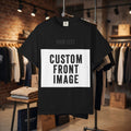 Custom Front Landscape Print T-Shirt — Personalized Text & Image Tee