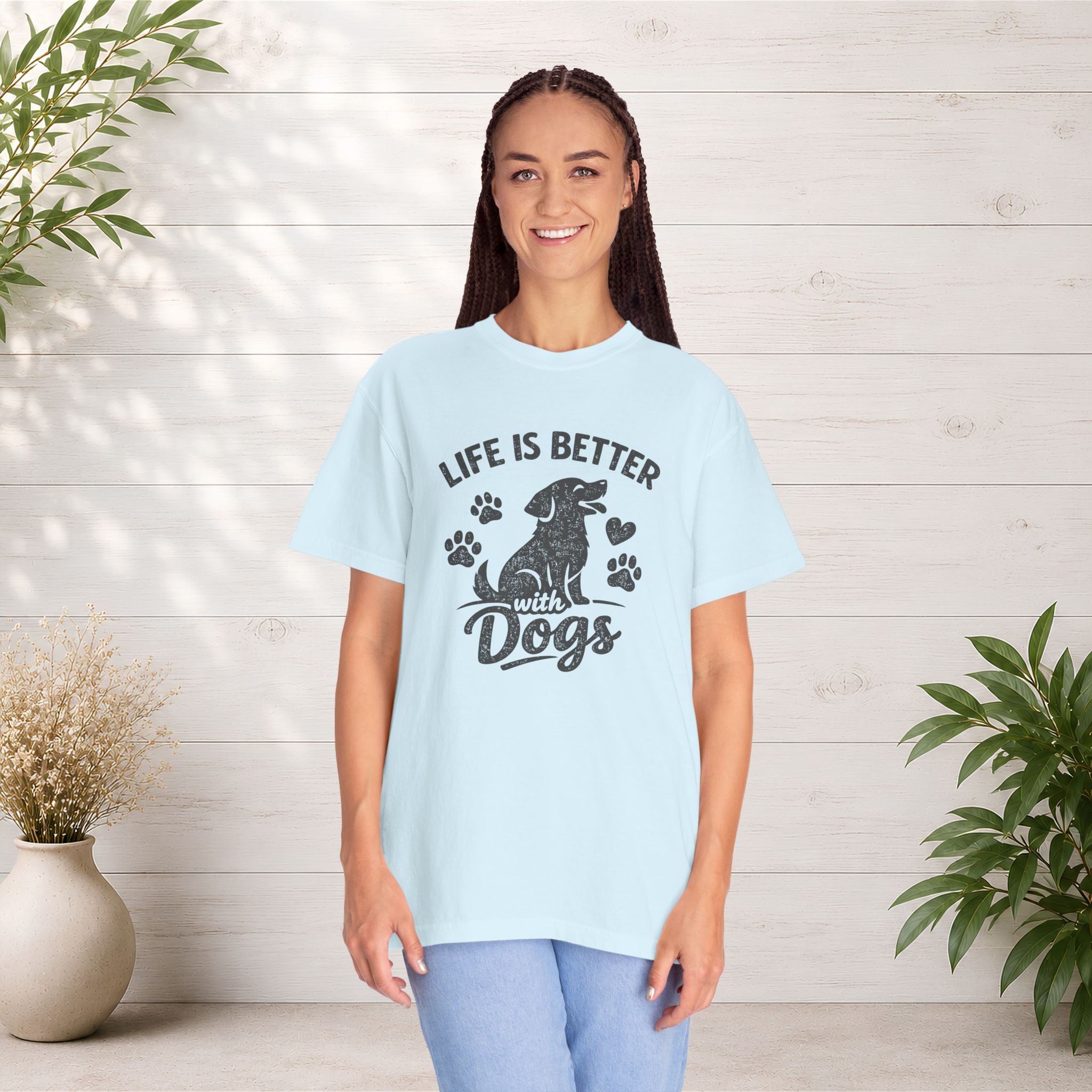 Life Is Better with Dogs T-Shirt
