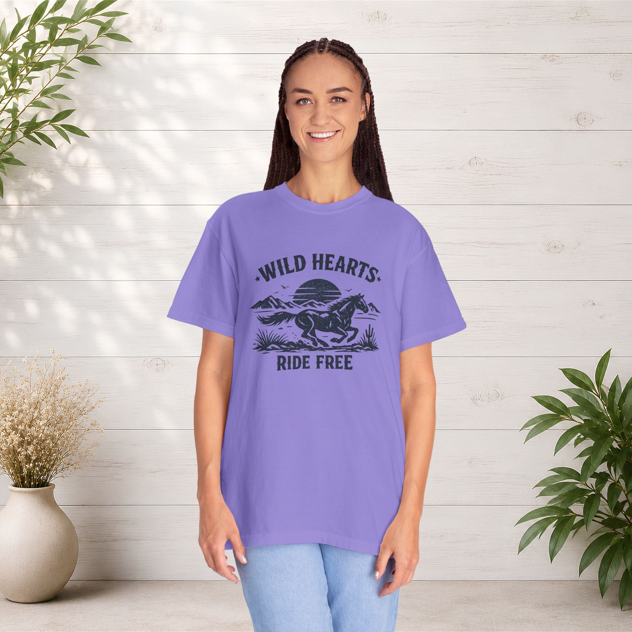 Wild Hearts Ride Free T-Shirt – Vintage Horseback Adventure Tee