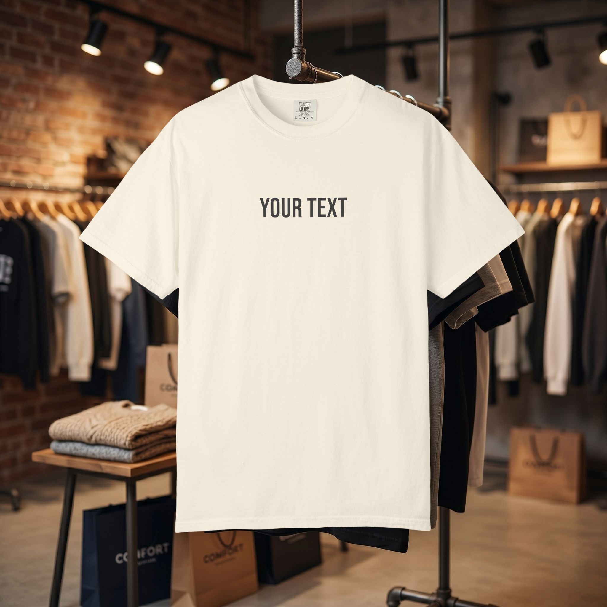 Custom Text T-Shirt — Personalized Text Tee