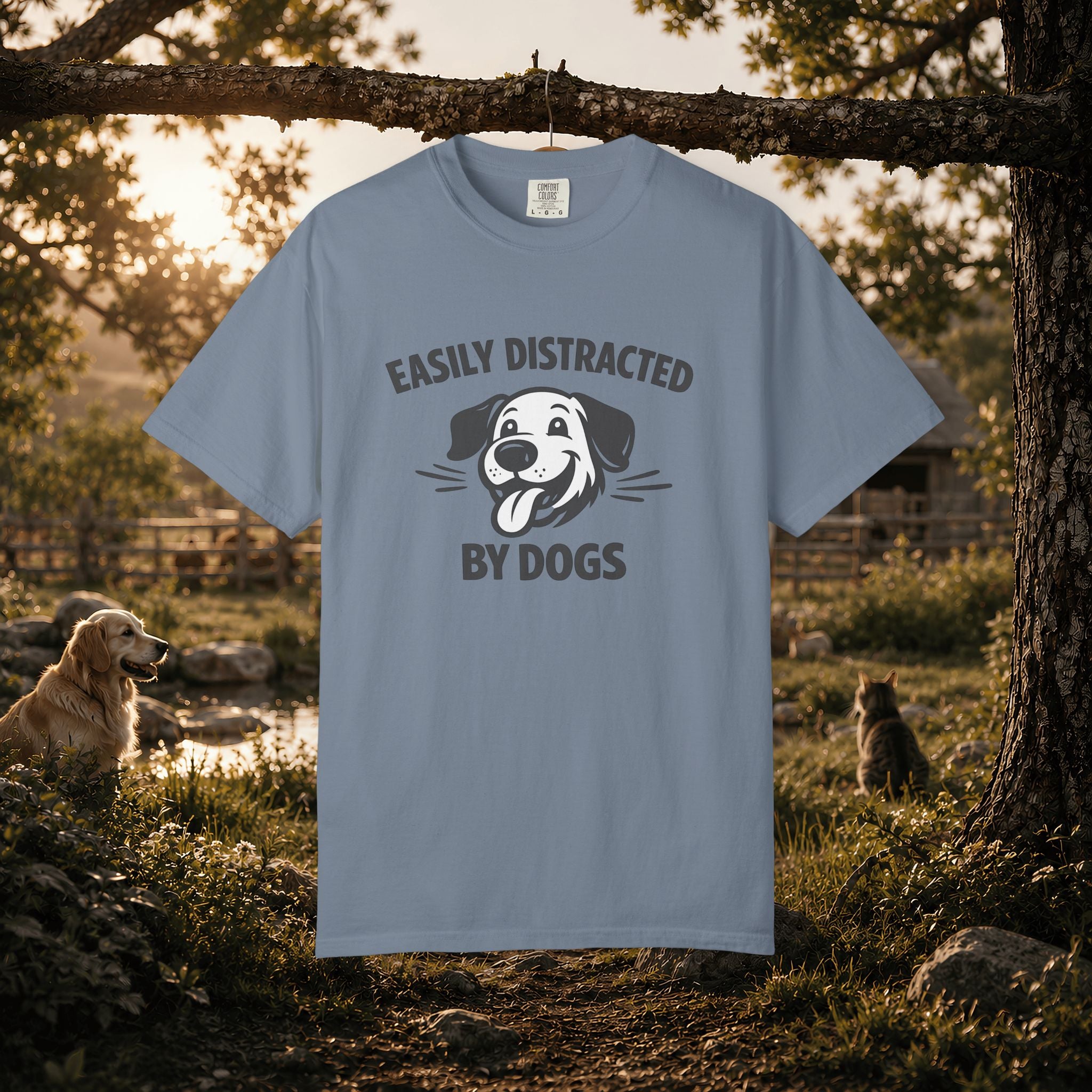 Easily Distracted By Dogs T-Shirt