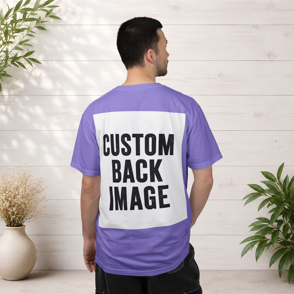 Custom Image Front And Back T-Shirt - Add Your Own Images