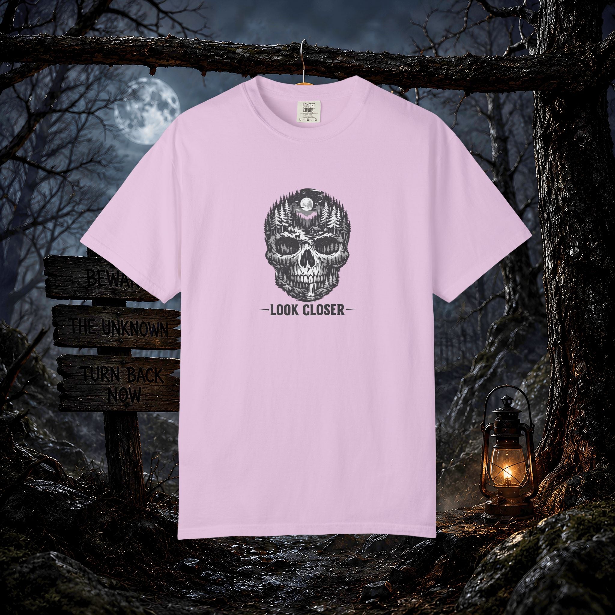 Skull Forest 'Look Closer' Graphic T-Shirt