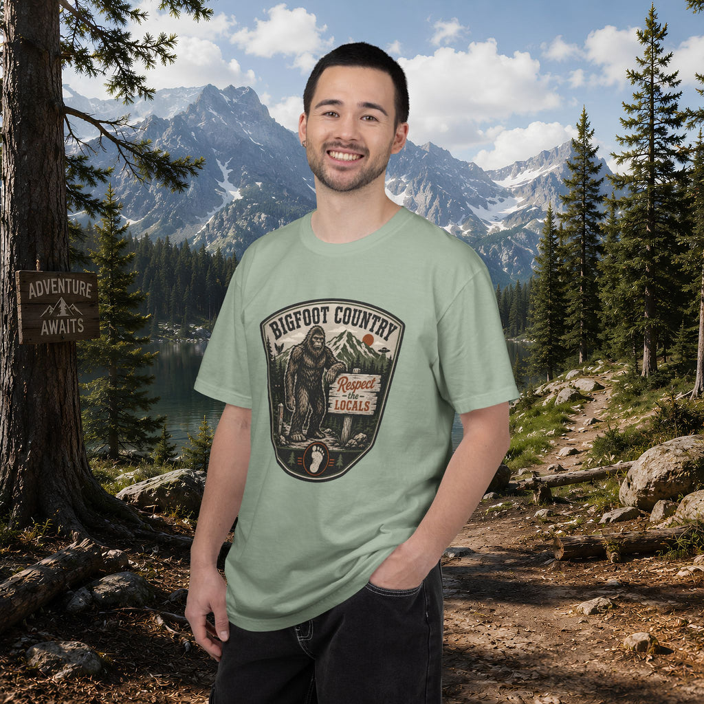 Bigfoot Country T-Shirt — Respect the Locals Outdoor Graphic Tee