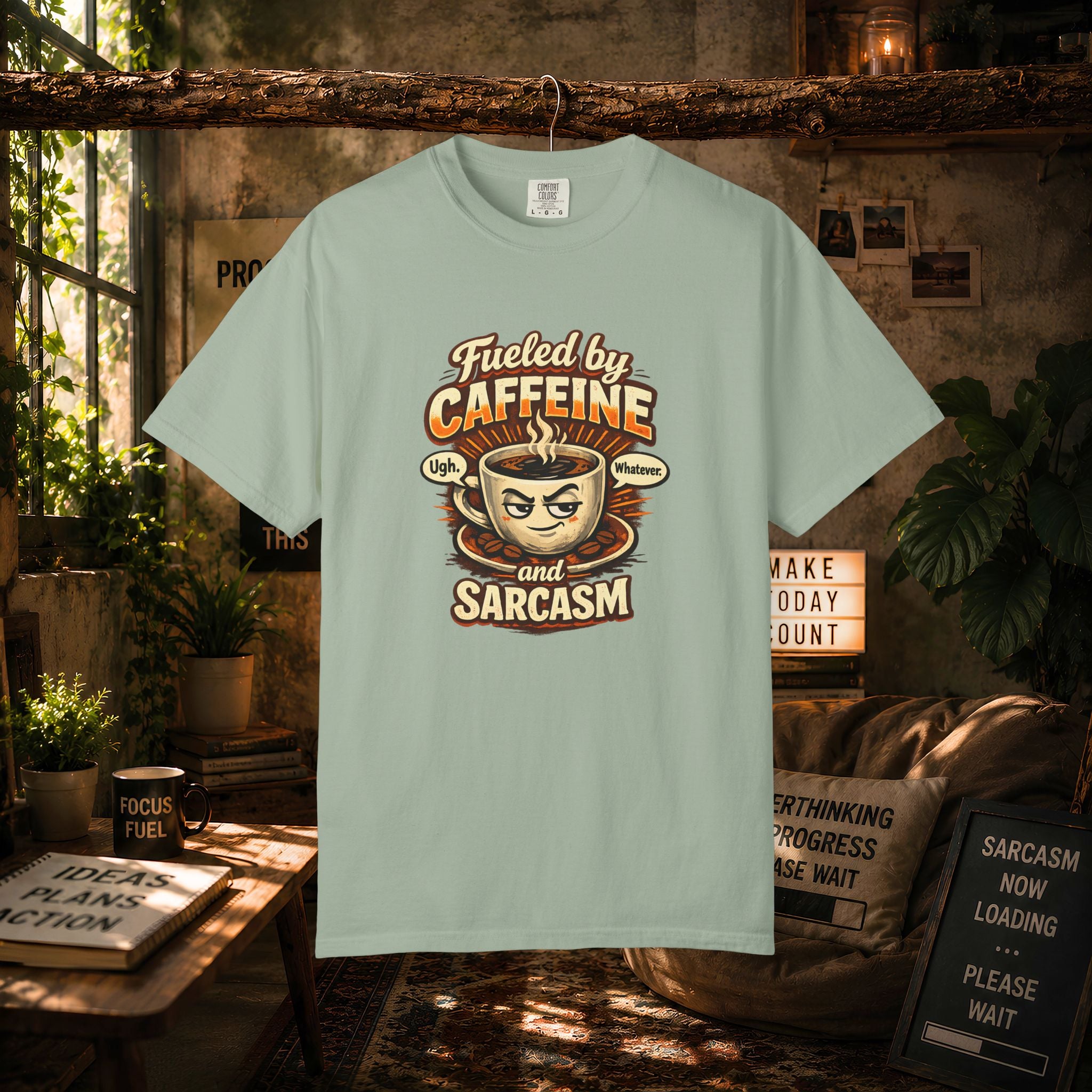 Fueled by Caffeine and Sarcasm T-Shirt