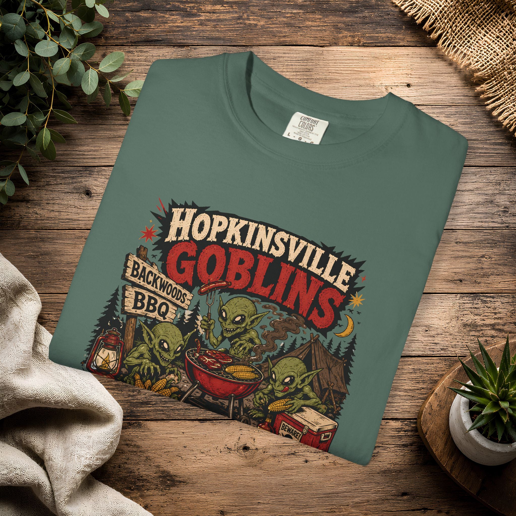 Hopkinsville Goblins Cookout T-Shirt — Funny BBQ Festival Tee