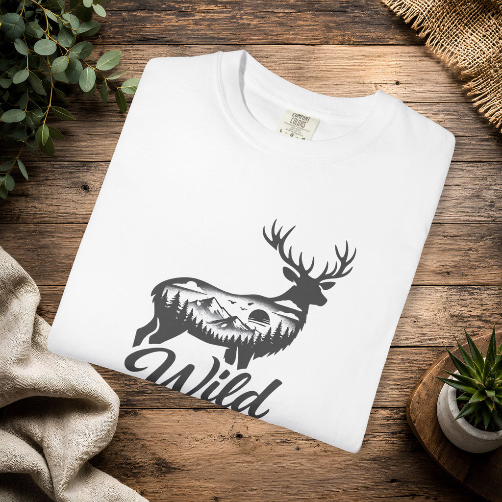 Wild at Heart Deer T-Shirt — Rustic Outdoors Graphic Tee