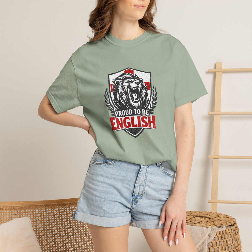 Proud to Be English T-Shirt — Lion Crest Tee
