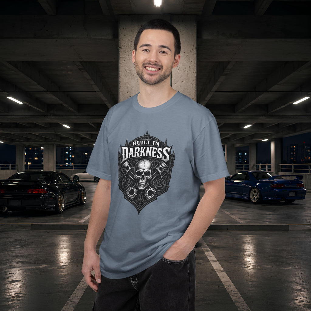 Built in Darkness Skull & Pistons T-Shirt