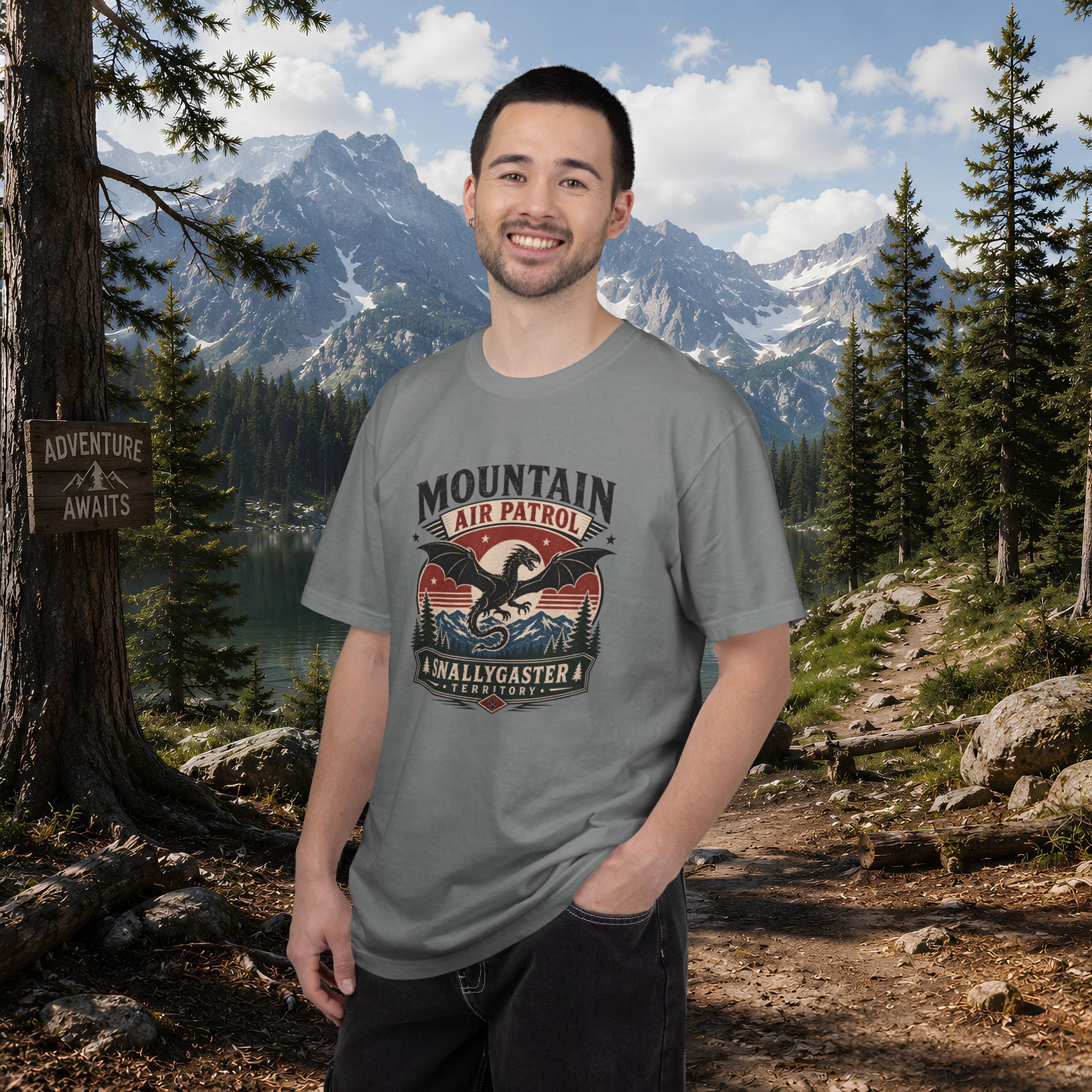 Snallygaster Patrol T-Shirt — Vintage Cryptid Outdoor Graphic Tee