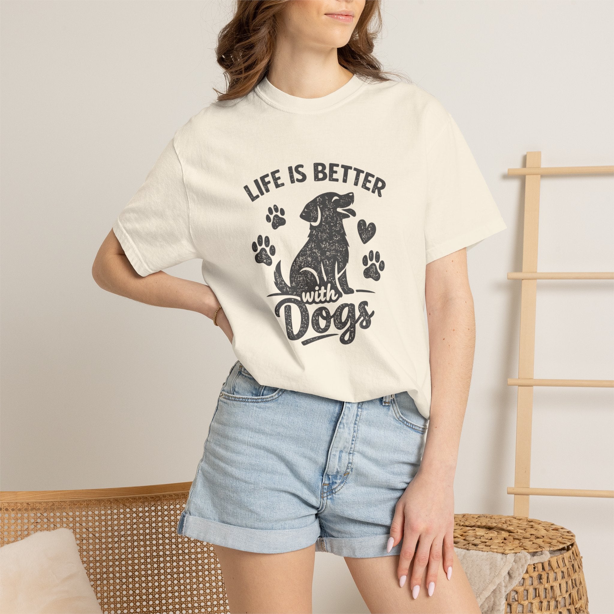 Life Is Better with Dogs T-Shirt