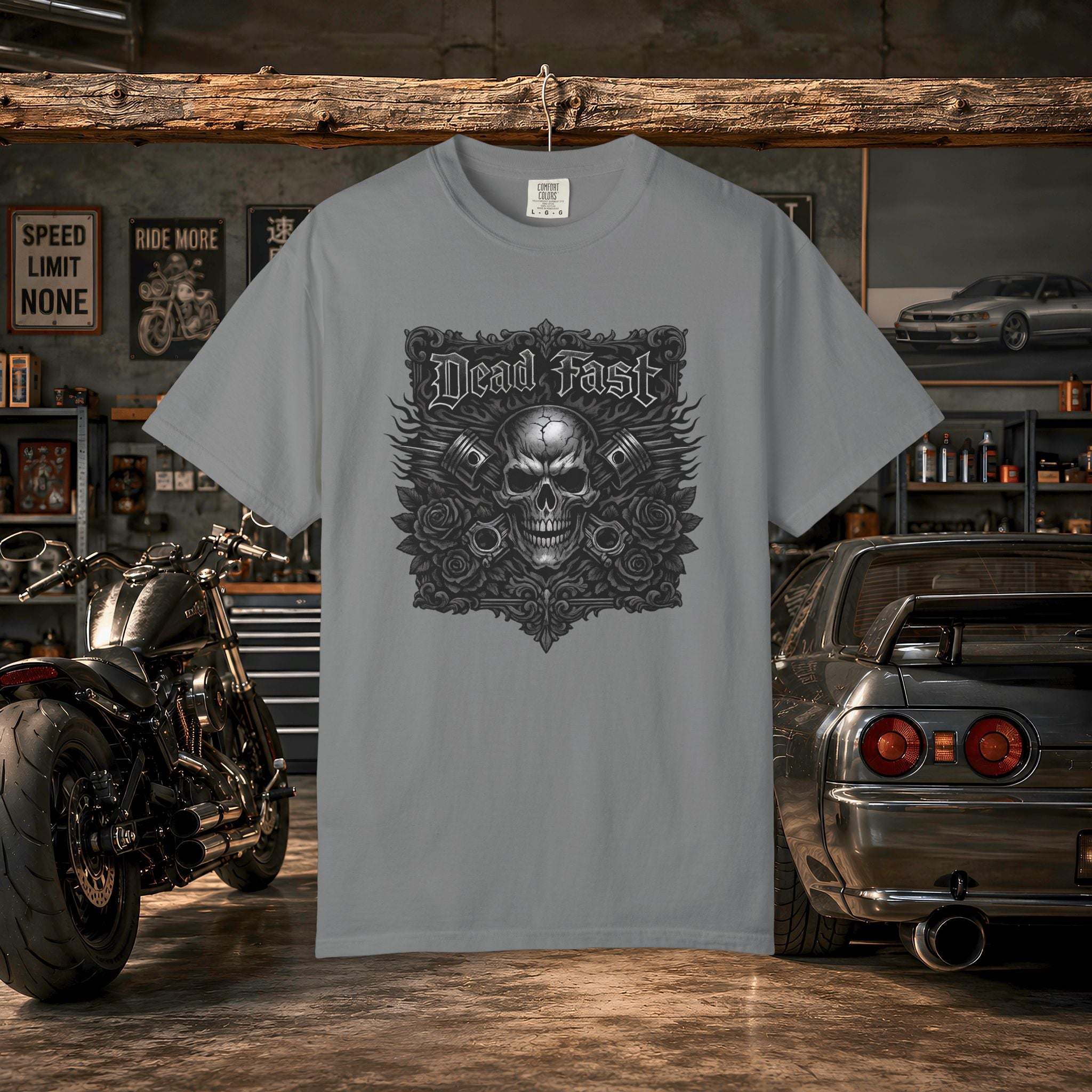 Dead Fast Skull Graphic T-Shirt