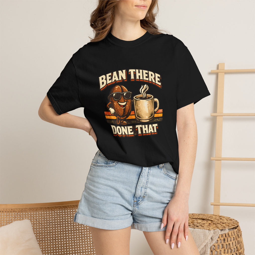 Coffee T-Shirt — "Bean There Done That" Retro Coffee Shirt