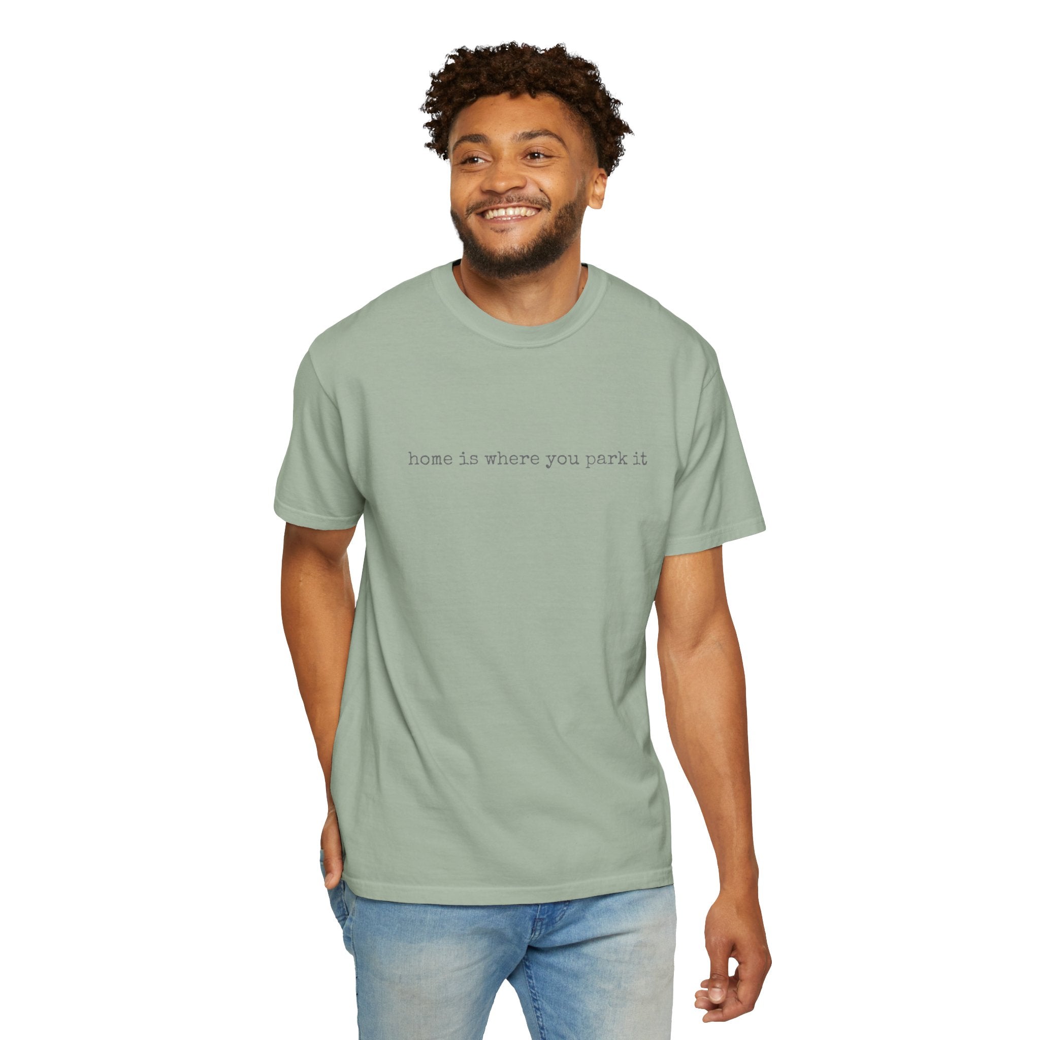 Home Is Where You Park It Van Life T-shirt | Minimal Camper Tee