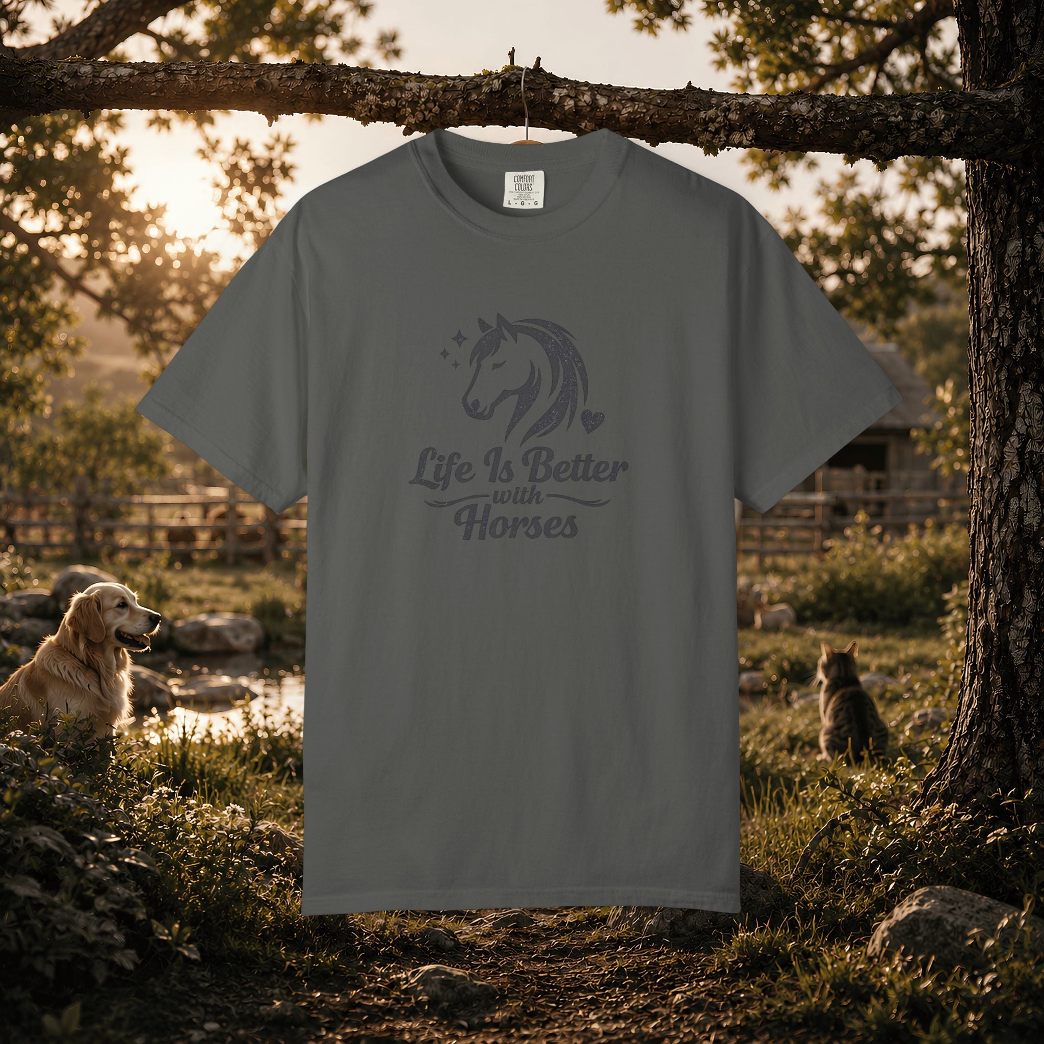 Life Is Better With Horses T-Shirt — Horse Lover Tee