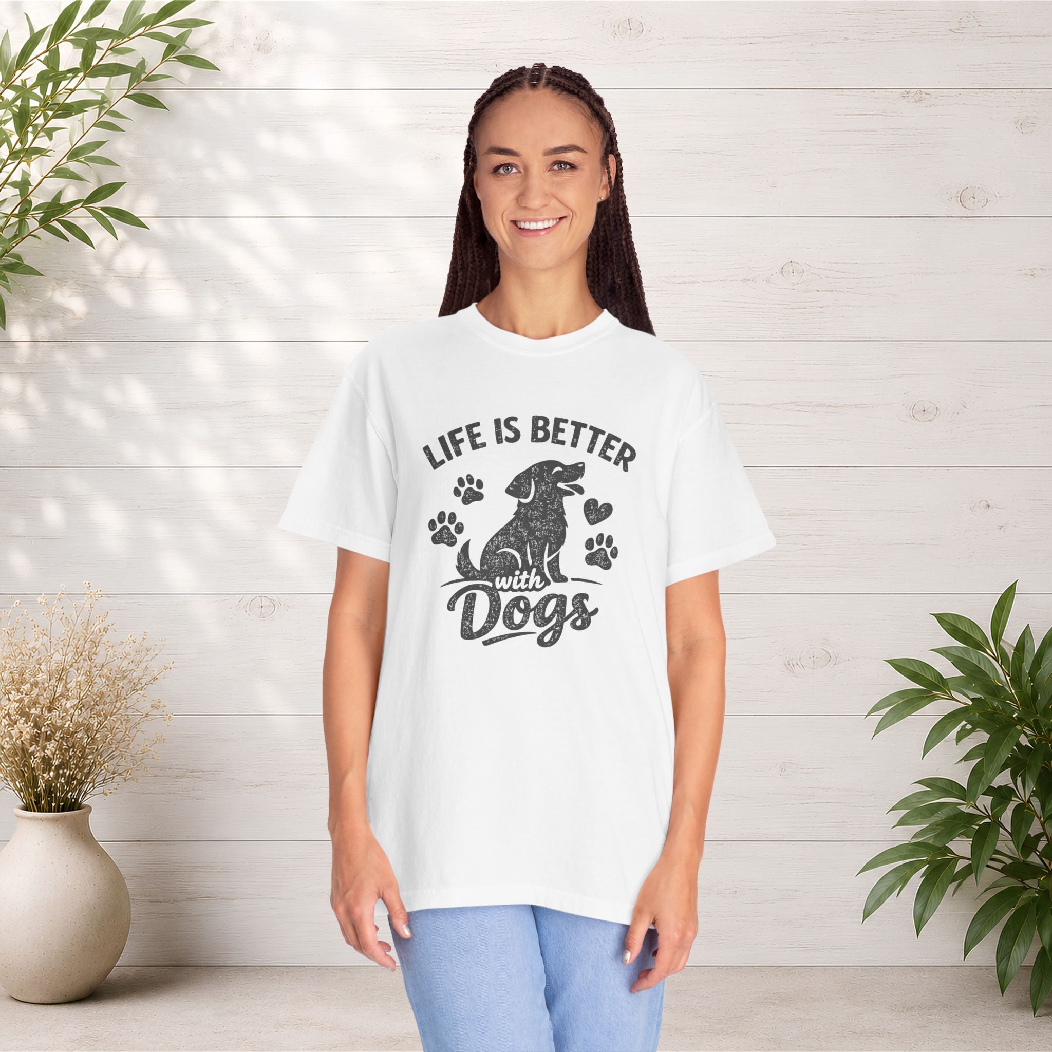Life Is Better with Dogs T-Shirt