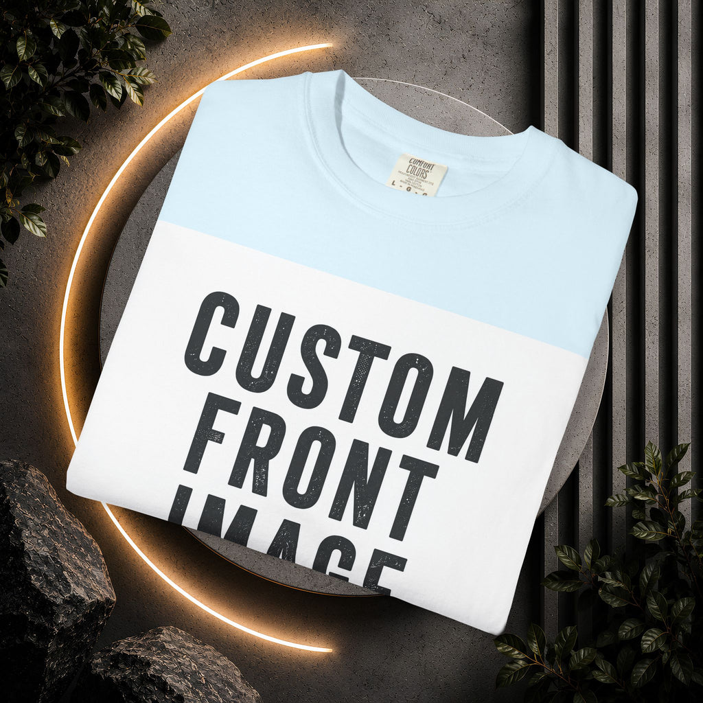 Custom Landscape Image Front T-Shirt - Add Your Own Image