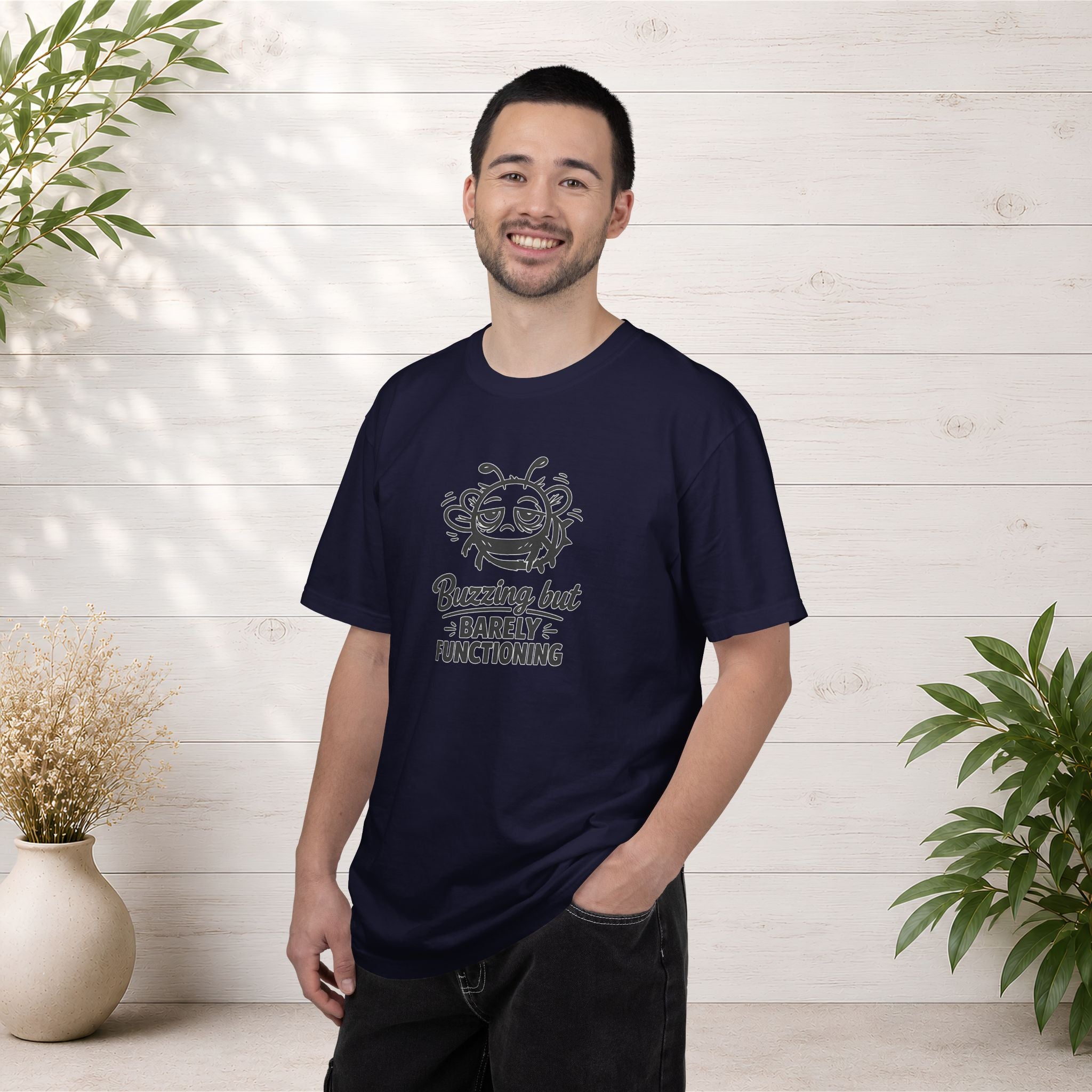 Buzzing But Barely Functioning T-Shirt — Funny Bee Graphic Tee