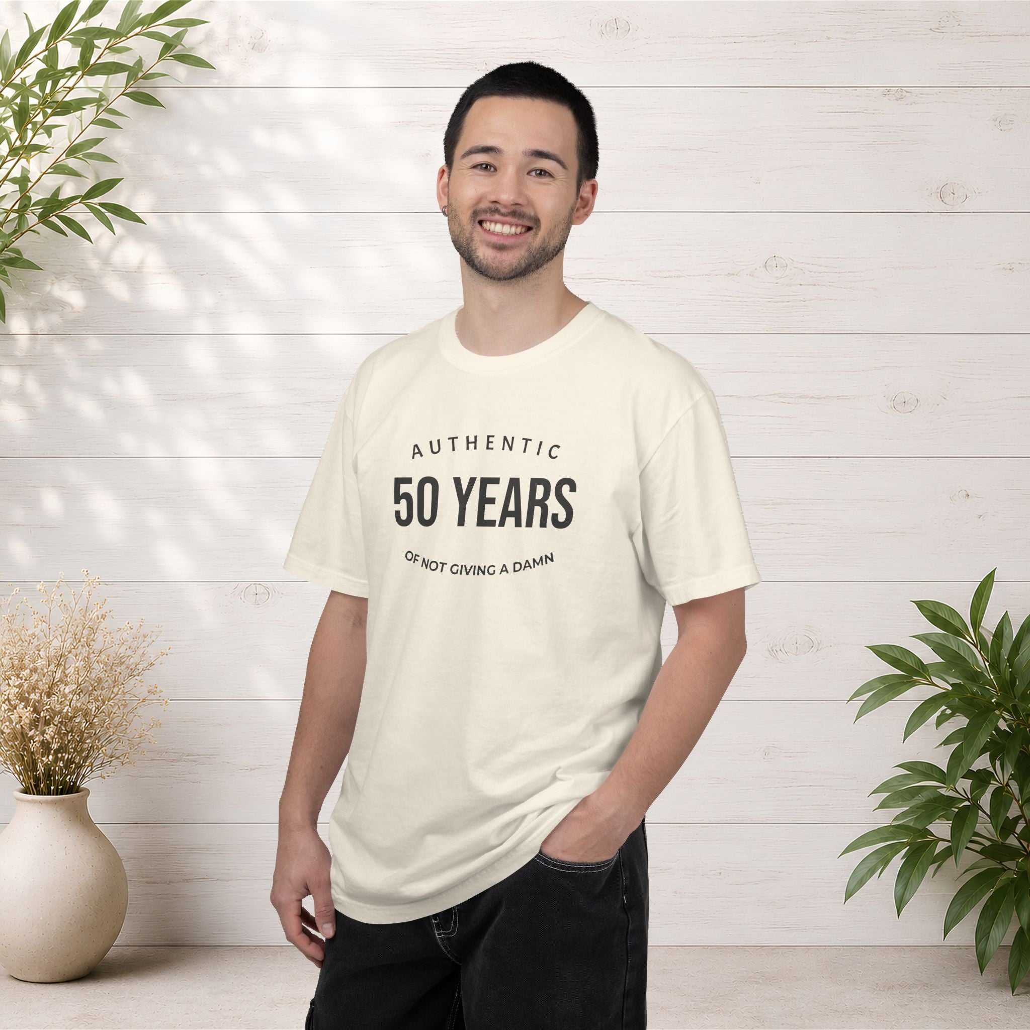 "Authentic" Custom Text "of Not Giving a Damn" T-Shirt