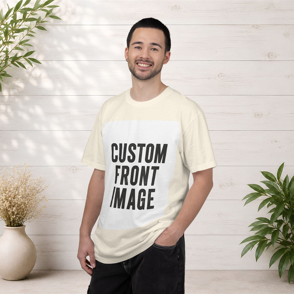 Custom Image Front T-Shirt - Add Your Own Image