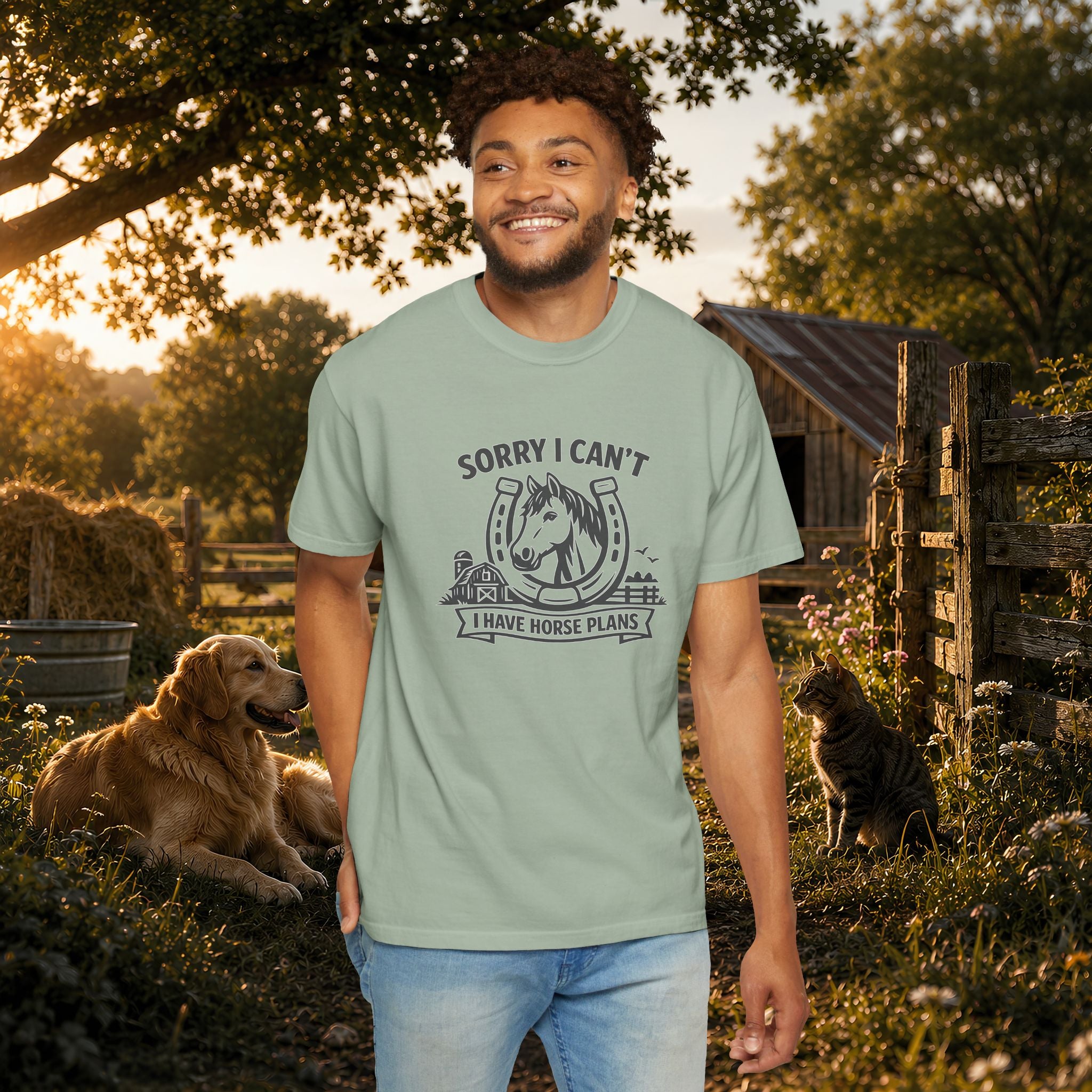 Sorry I Can't I Have Horse Plans T-Shirt