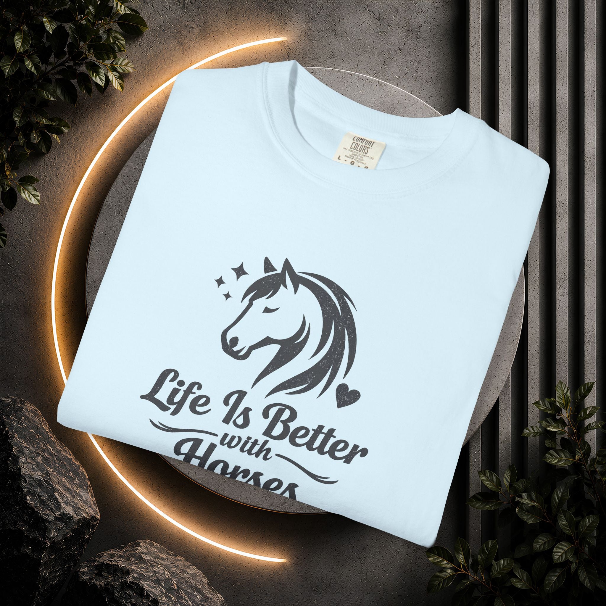 Life Is Better With Horses T-Shirt — Horse Lover Tee