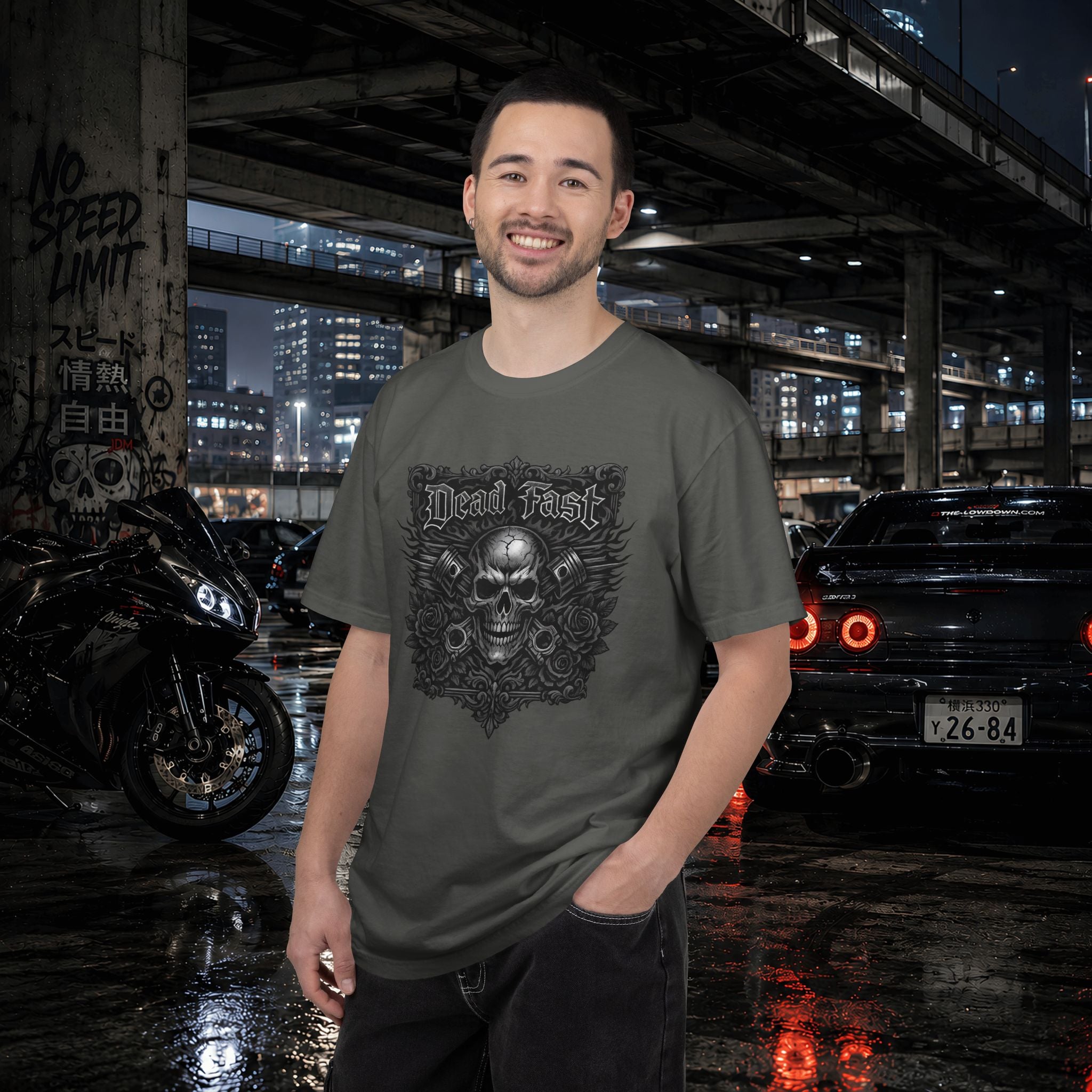 Dead Fast Skull Graphic T-Shirt