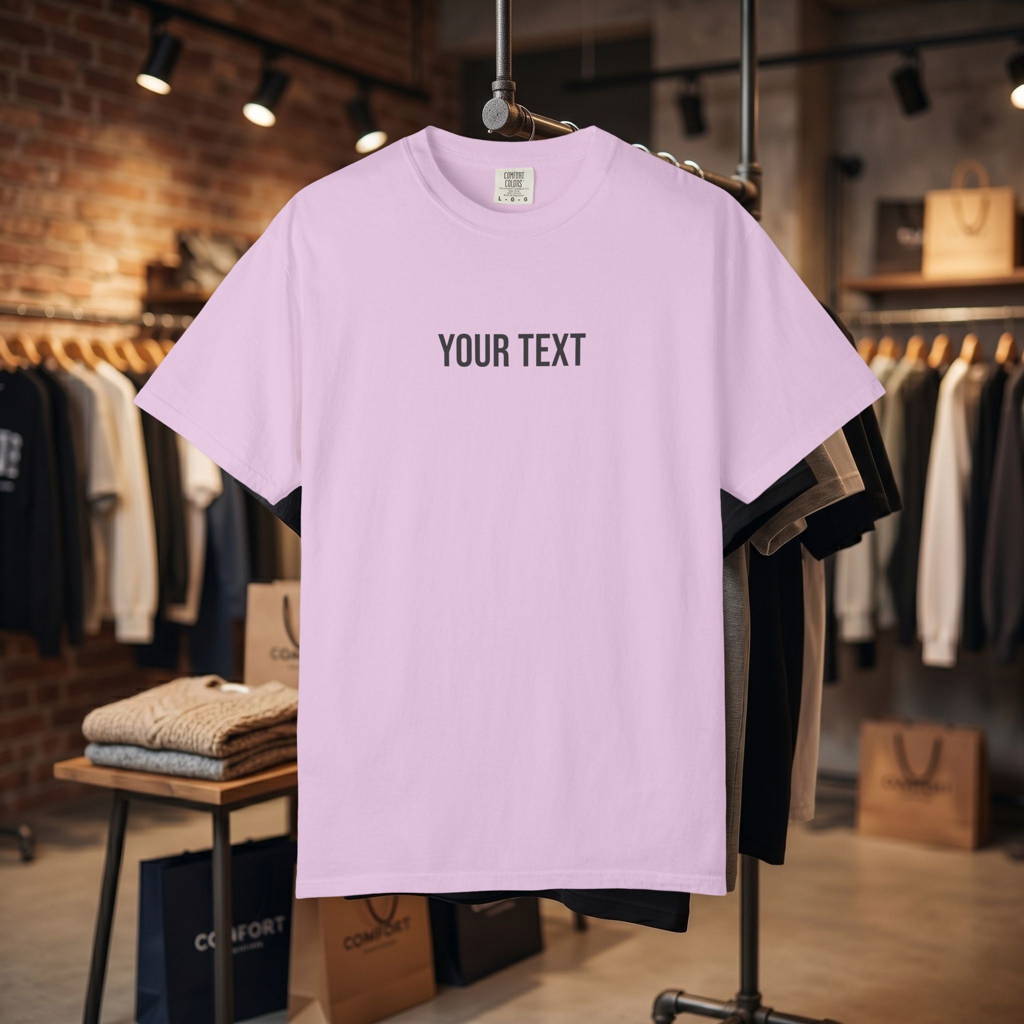 Custom Text T-Shirt — Personalized Text Tee