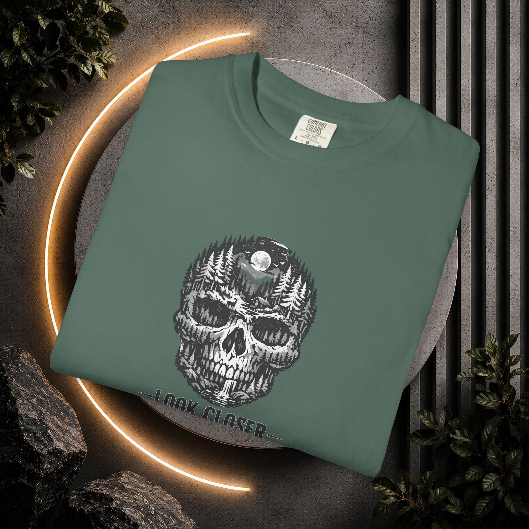 Skull Forest 'Look Closer' Graphic T-Shirt