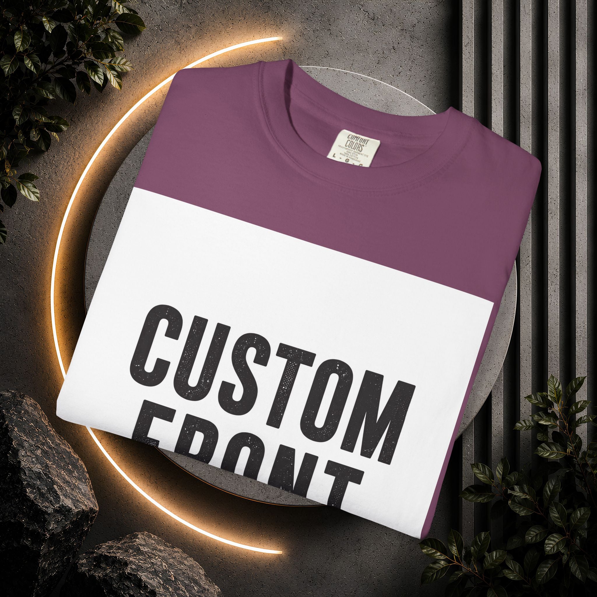 Custom Image Front T-Shirt - Add Your Own Image