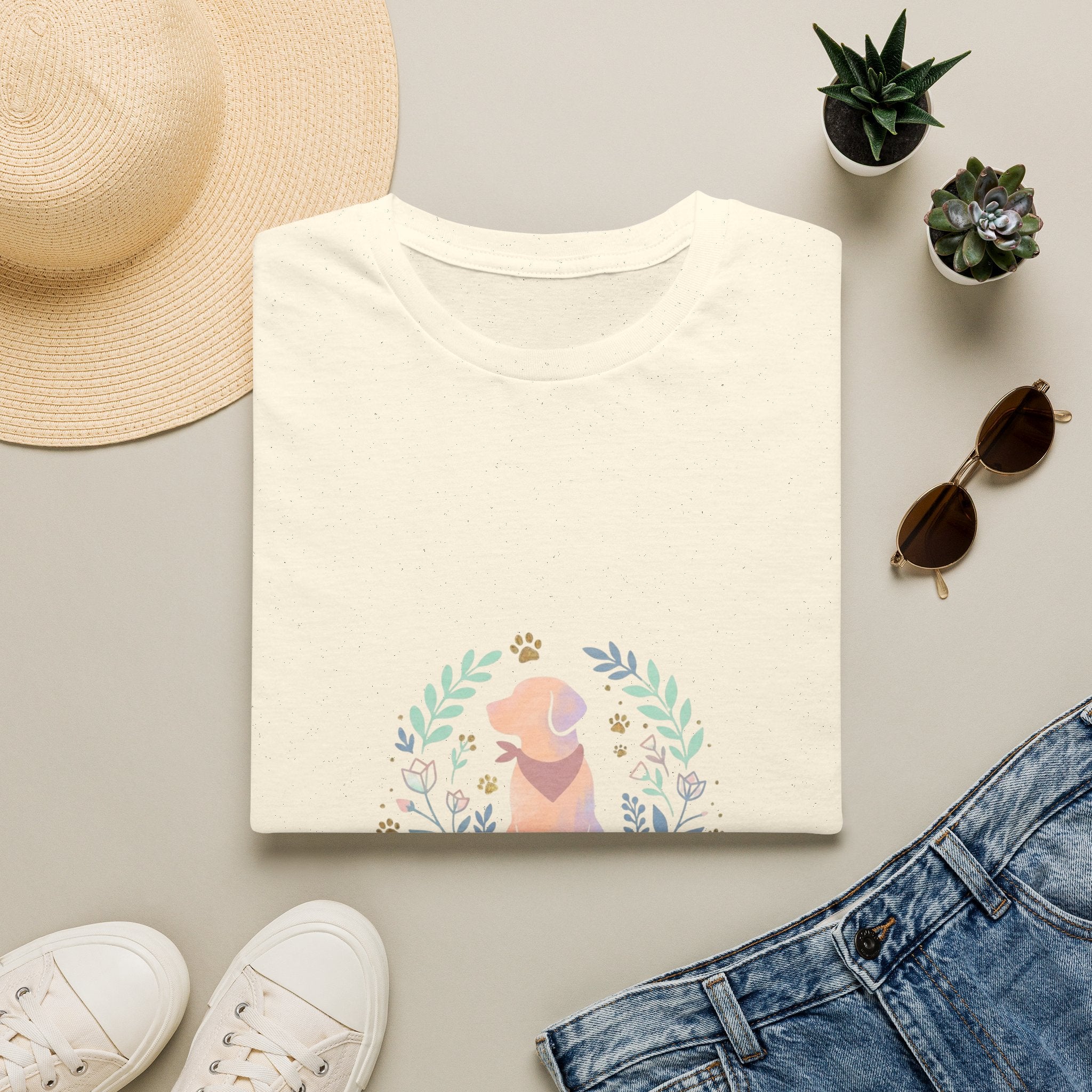 Golden Retriever "My Therapist Has Paws" T-Shirt | Dog Lover Tee