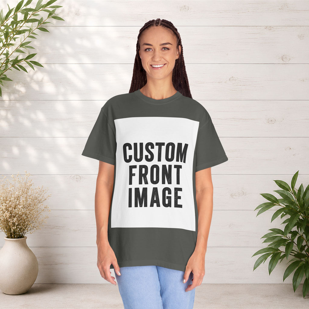 Custom Image Front T-Shirt - Add Your Own Image
