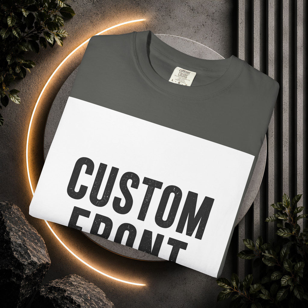 Custom Image Front T-Shirt - Add Your Own Image